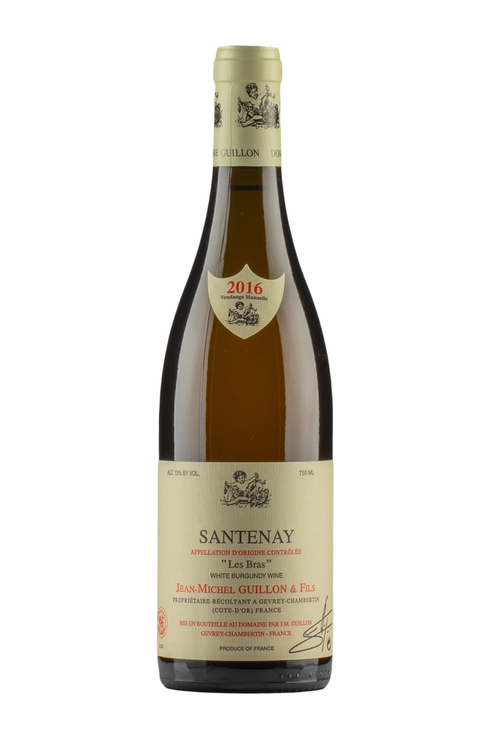 Santenay Blanc Les Bras Jean Michel Guillon 2016