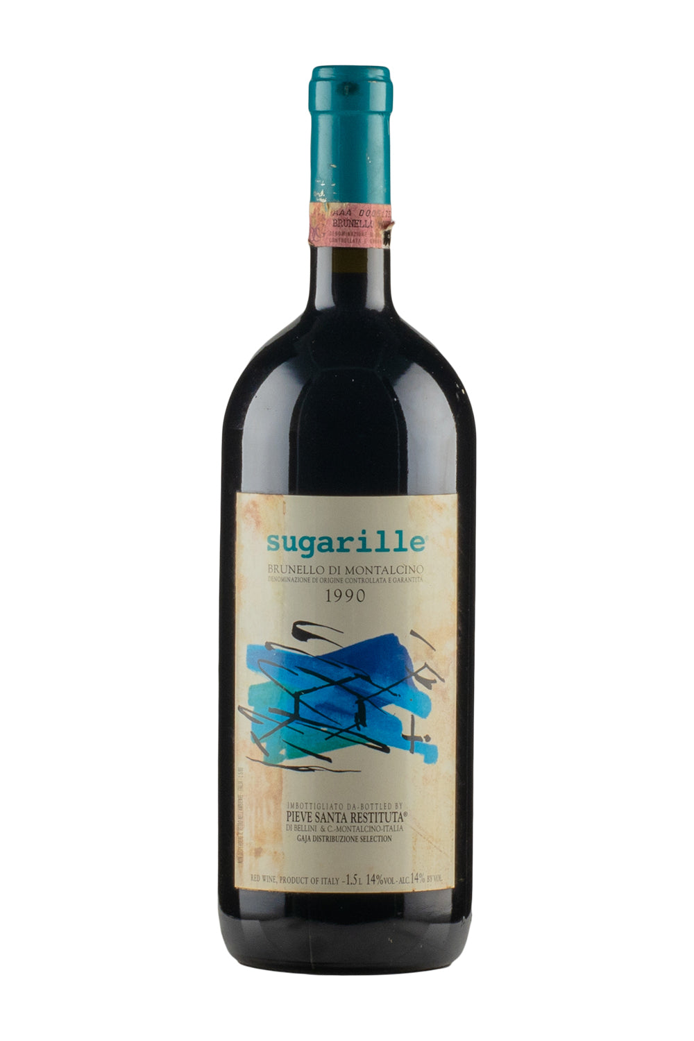 Brunello di Montalcino Sugarille Gaja Pieve Santa Restituta Magnum 1990