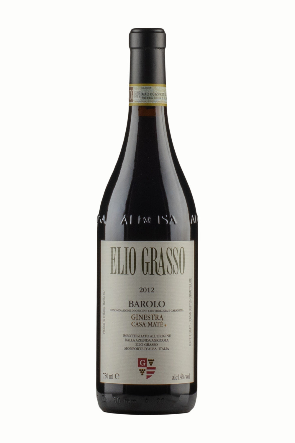 Barolo Ginestra Casa Mate Elio Grasso 2012