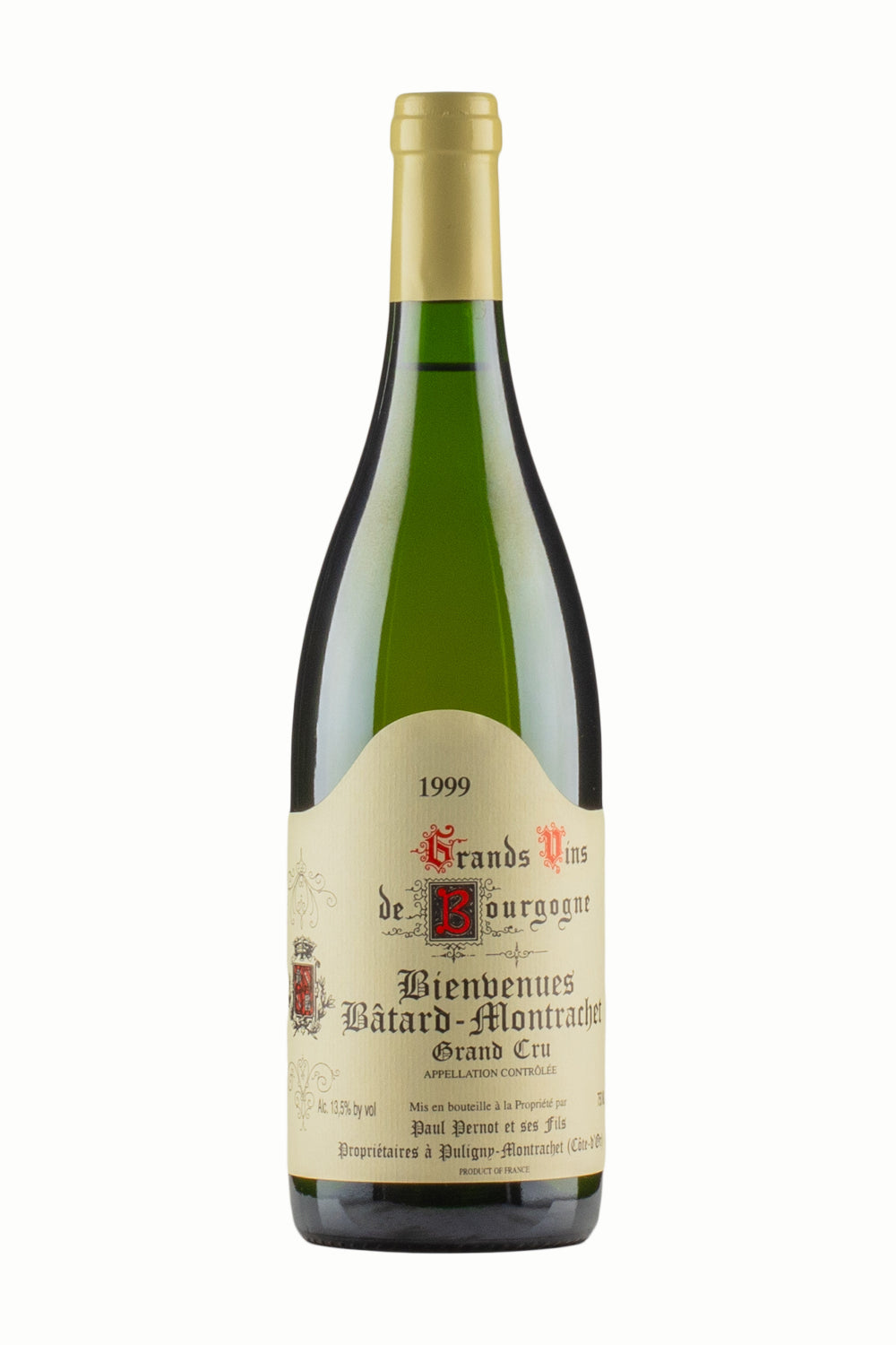 Bienvenues Batard Montrachet Paul Pernot 1999