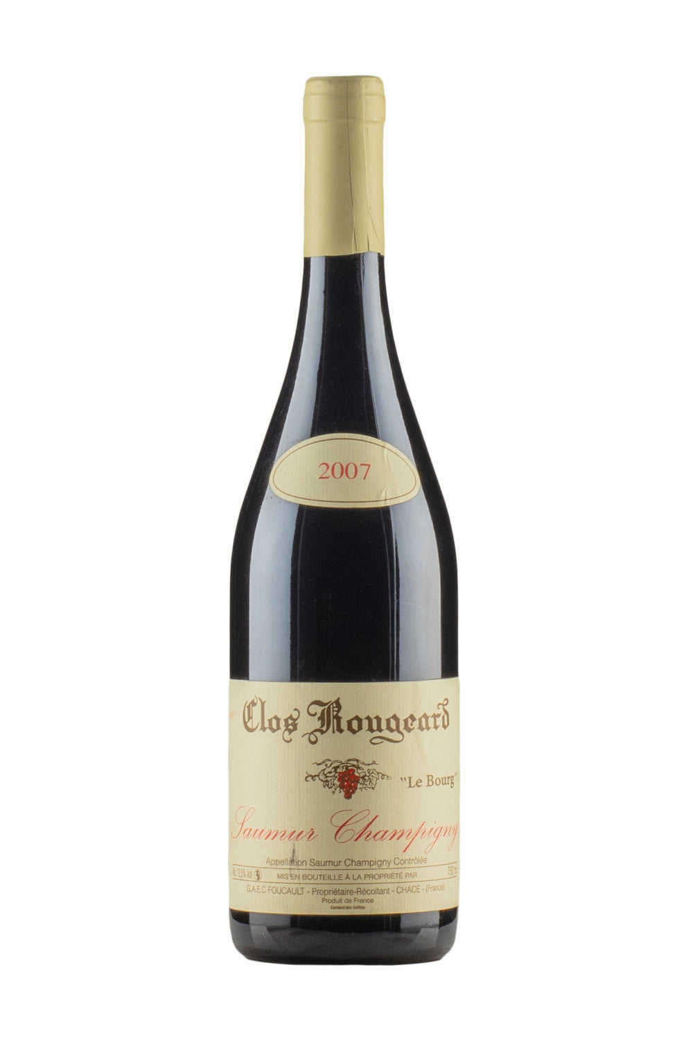 Saumur Champigny Le Bourg Clos Rougeard 2007