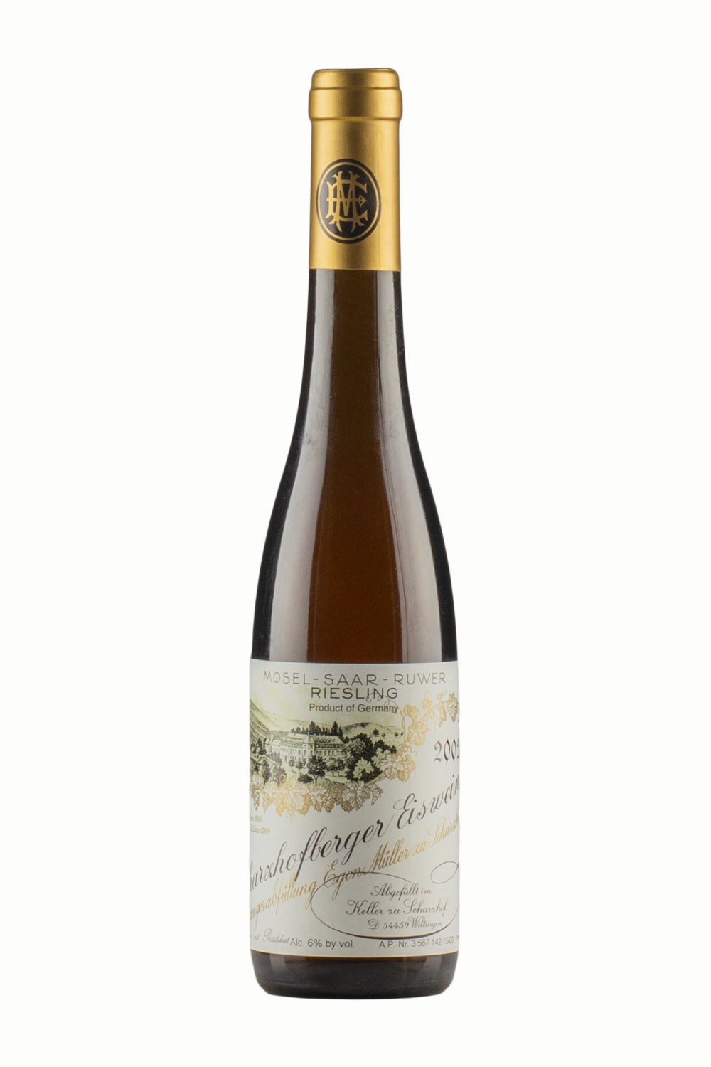 Egon Muller Scharzhofberger Riesling Eiswein Half 2002