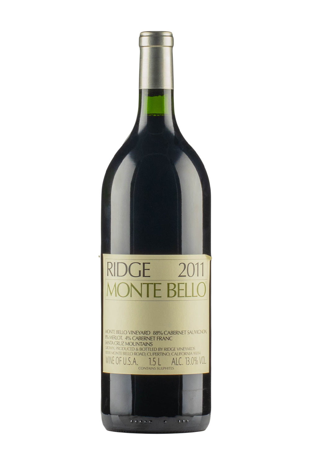 Ridge Monte Bello Cabernet Sauvignon Magnum 2011