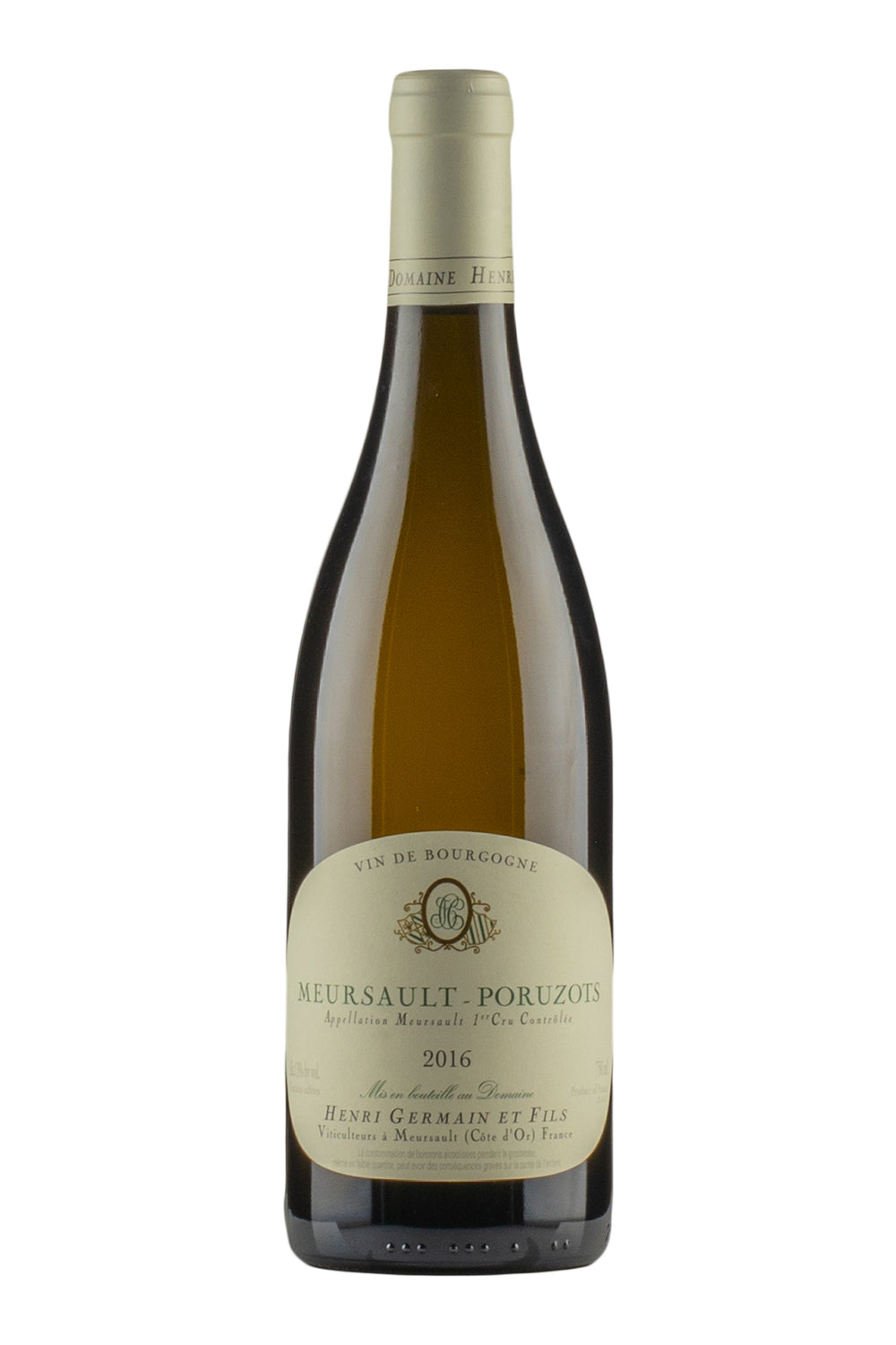Meursault Poruzots Henri Germain 2016