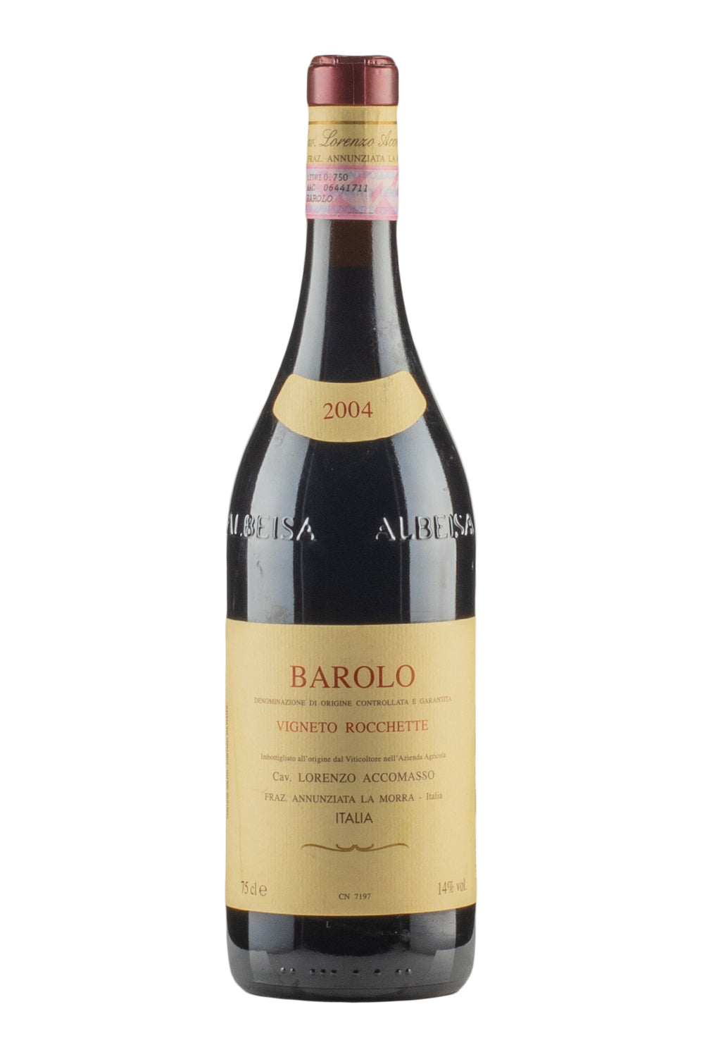 Barolo Riserva Vigneto Rocchette Lorenzo Accomasso 2004