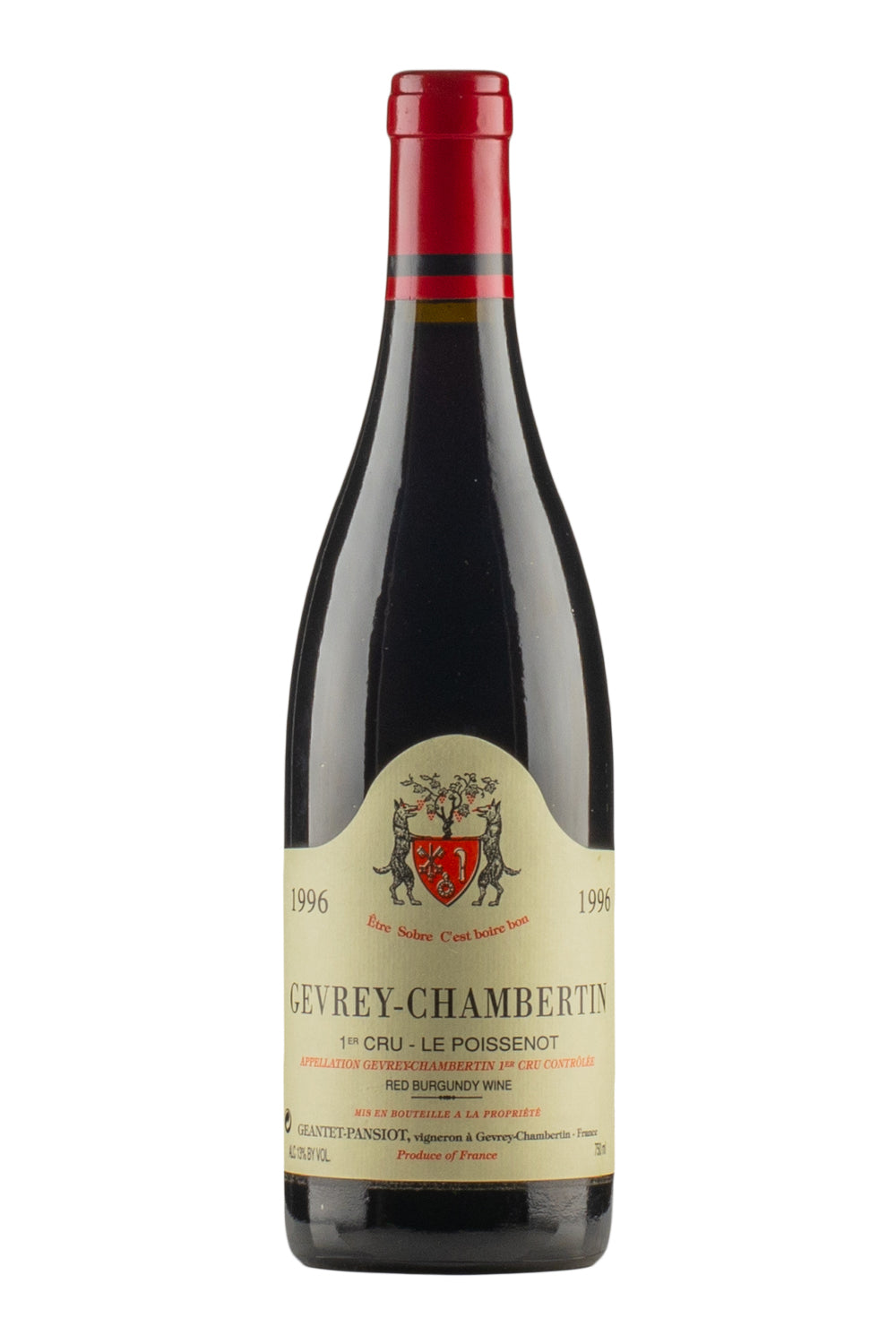 Gevrey Chambertin Le Poissenot Geantet Pansiot 1996