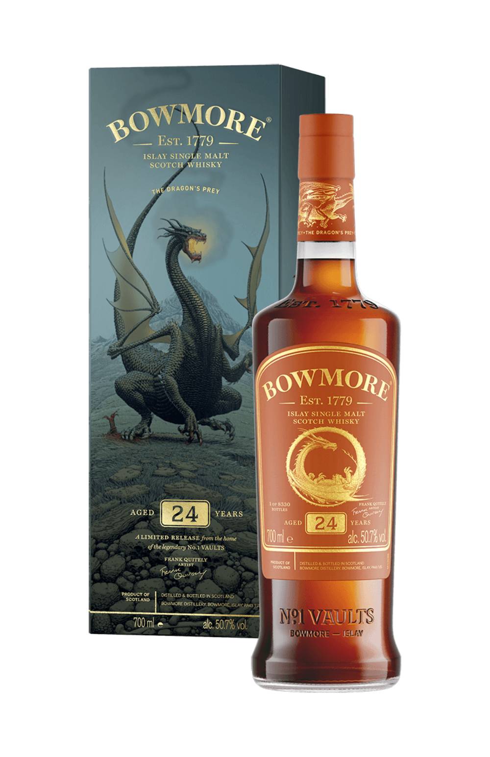 Bowmore 24 Year Old Frank Quitely `Dragon’s Prey`