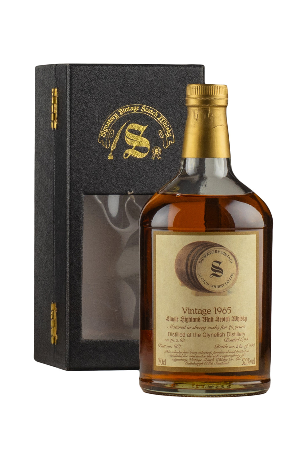 Clynelish (Brora) 29 Year Old Single Cask #667 Signatory Vintage 1965
