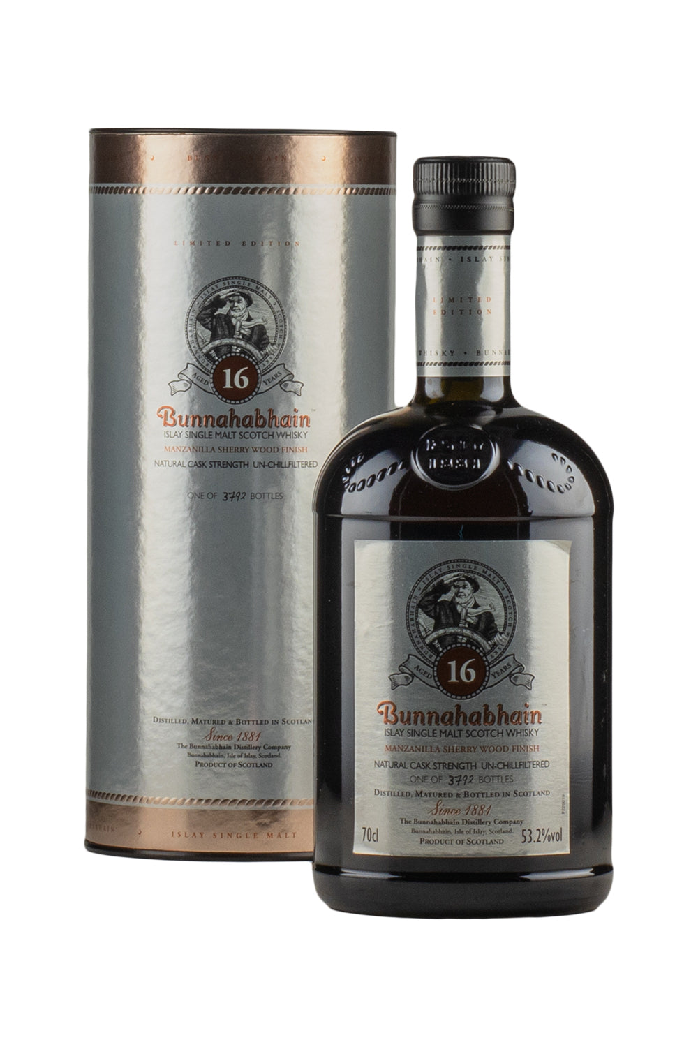 Bunnahabhain 16 Year Old Manzanilla Sherry Cask (Bottled 2008)