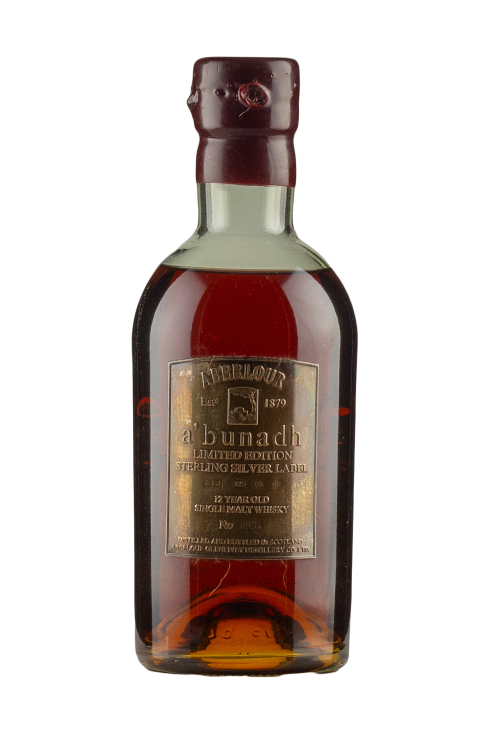 Aberlour A`bunadh 12 Year Old Millennium Silver Label 1988