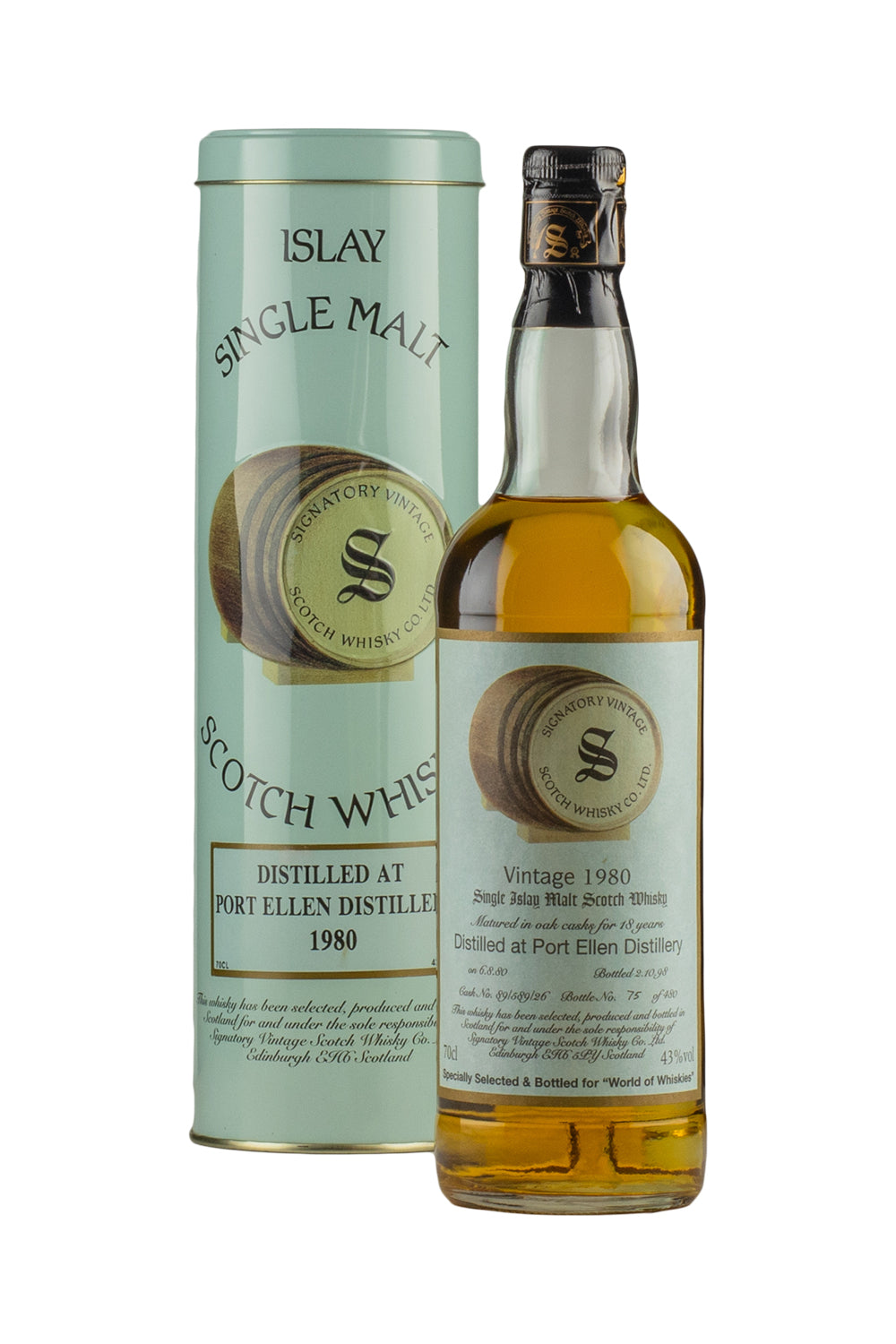 Port Ellen 18 Year Old Signatory Vintage 1980