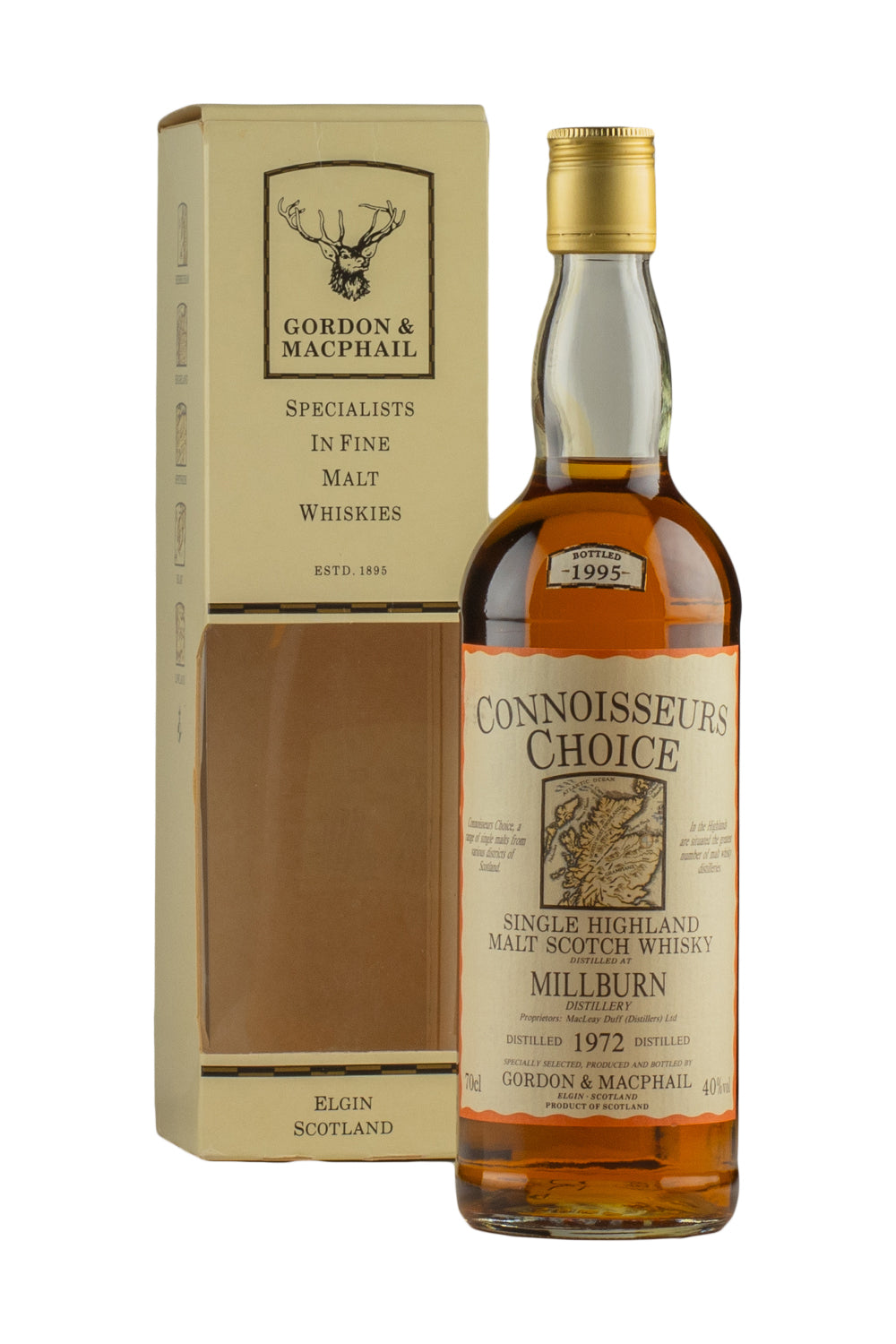 Millburn Gordon and MacPhail (Bottled 1995) 1972