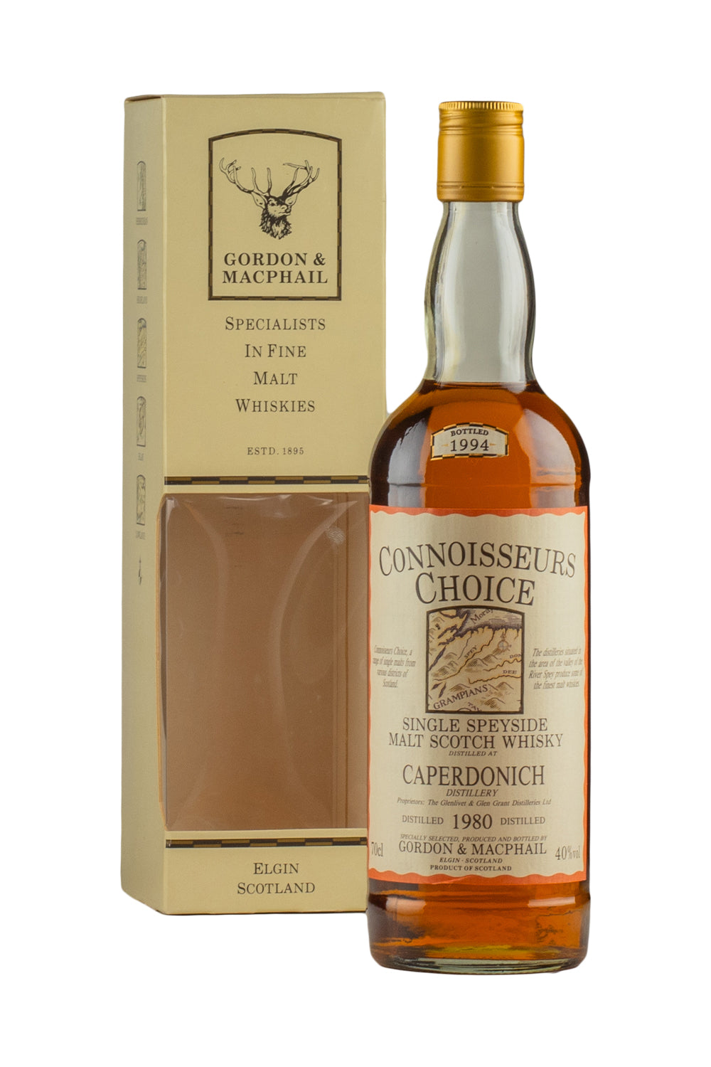 Caperdonich Connoisseurs Choice Gordon & MacPhail (Bottled 1994) 1980