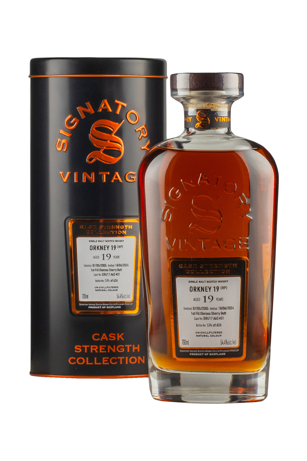 Orkney 19 Year Old (HP) Cask Strength Collection Signatory 2005