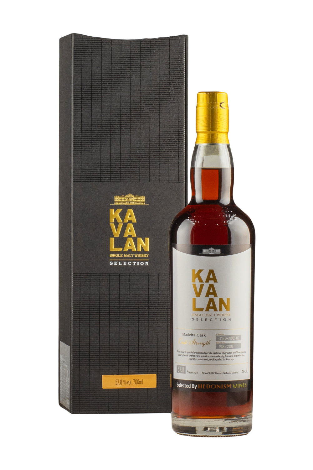 Kavalan Single Cask Madeira (Exclusive to Hedonism Wines) 2018