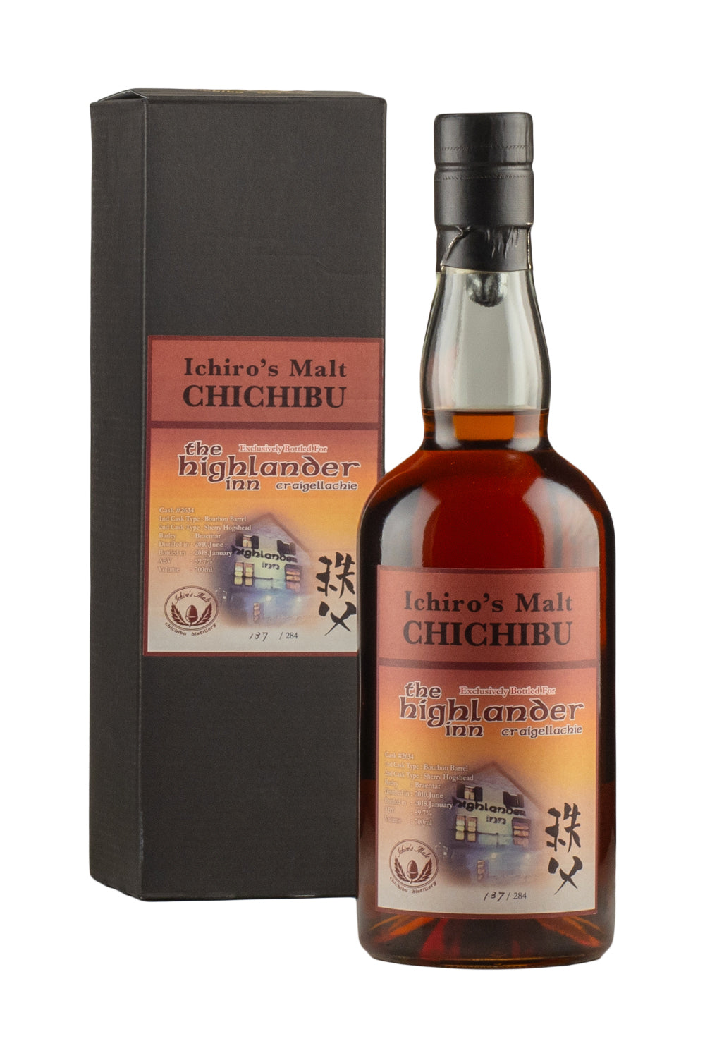 Chichibu Single Sherry Cask #2634 for the Highlander Inn 2010