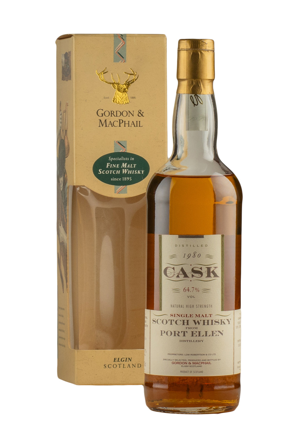 Port Ellen Cask Strength Gordon & Macphail (Bottled 1995) 1980