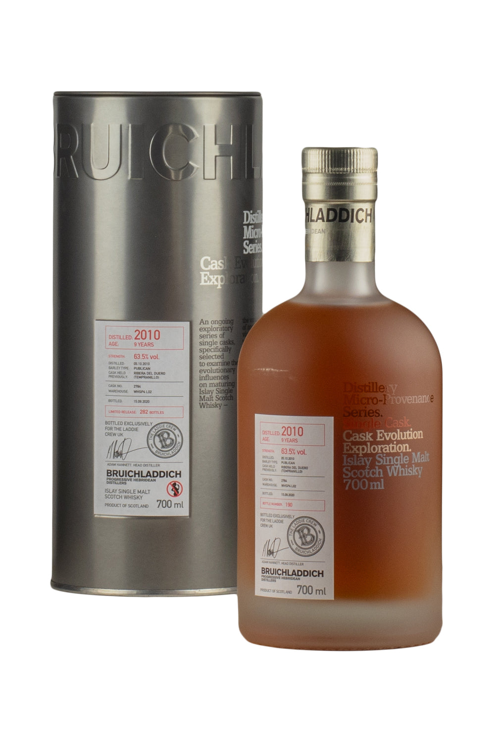 Bruichladdich 9 Year Old Micro Provenance 2010