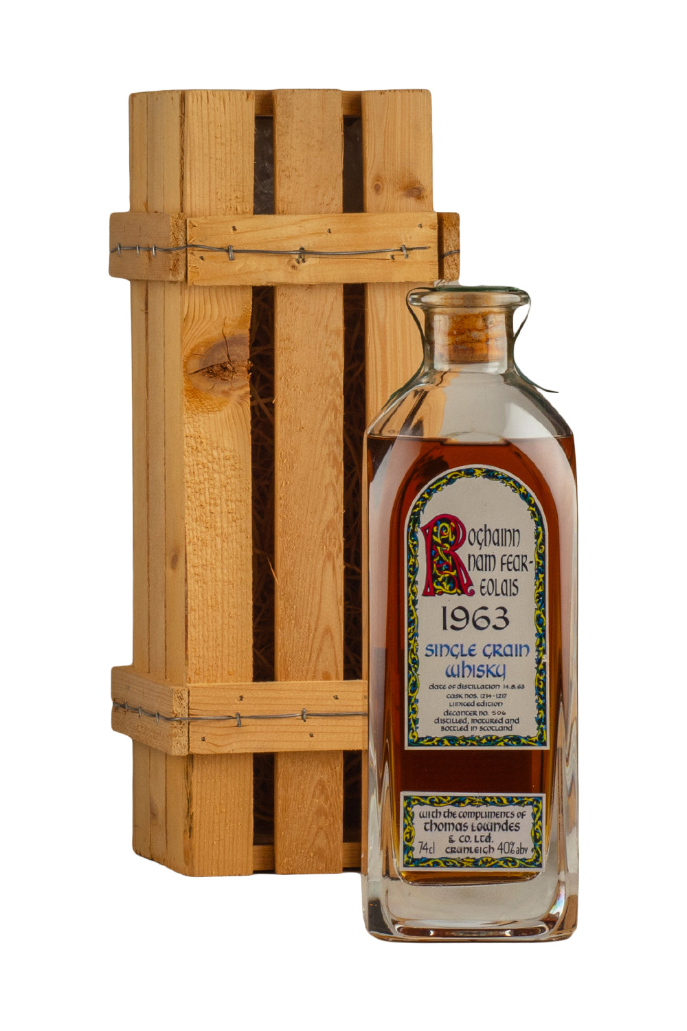Rochainn Nam Fear-Eolais (Bottled for Victoria Wines) 1963