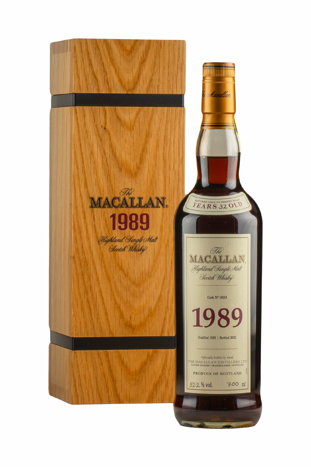 Macallan 32 Year Old Fine and Rare Cask 18618 1989