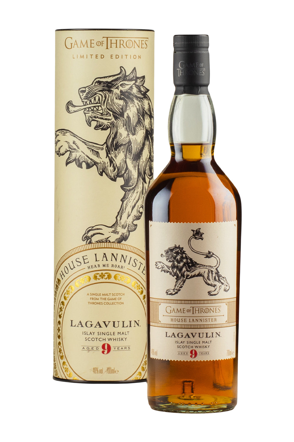 Lagavulin 9 Year Old House Lannister Game of Thrones Edition