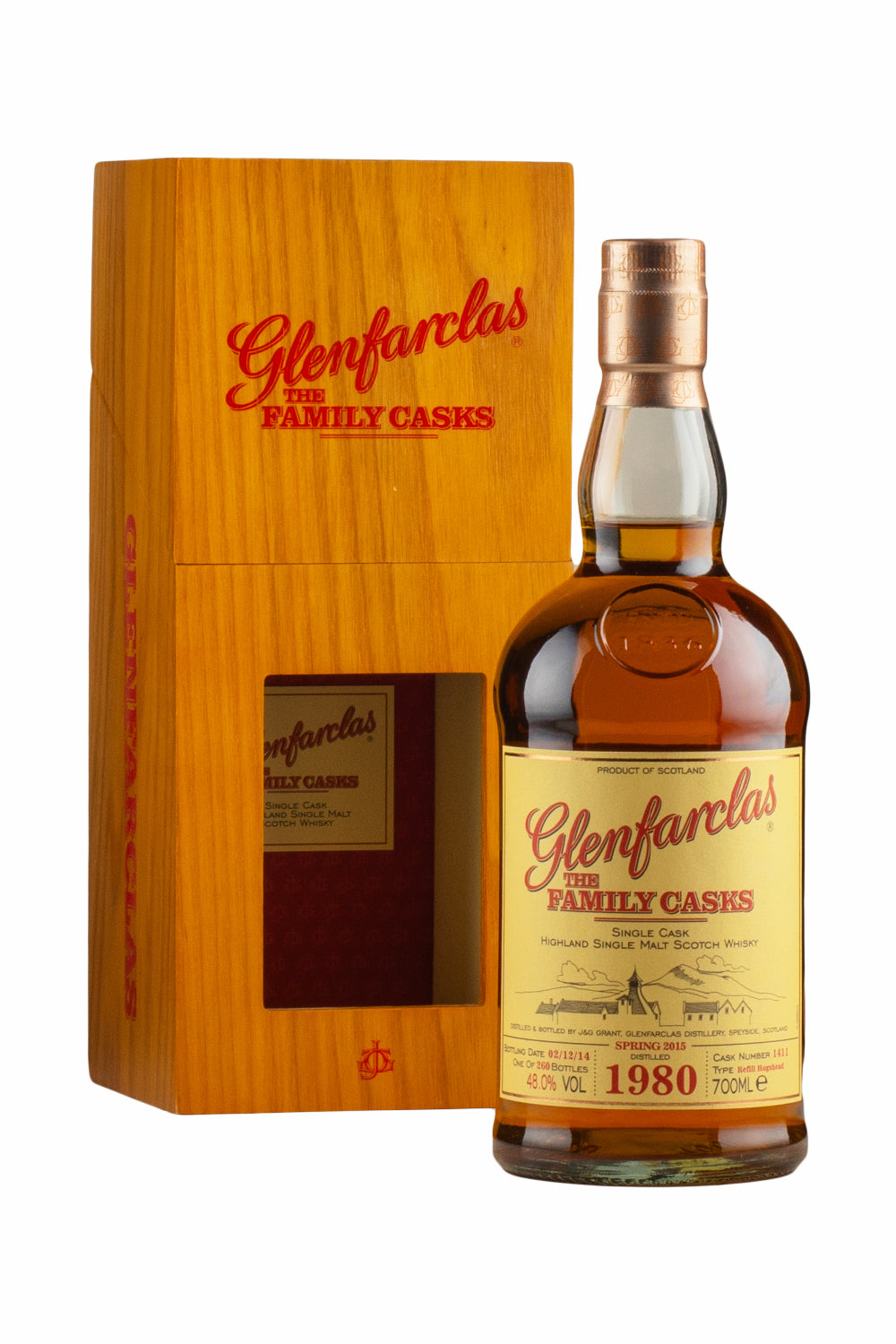 Glenfarclas 34 Year Old Family Cask 1411 1980