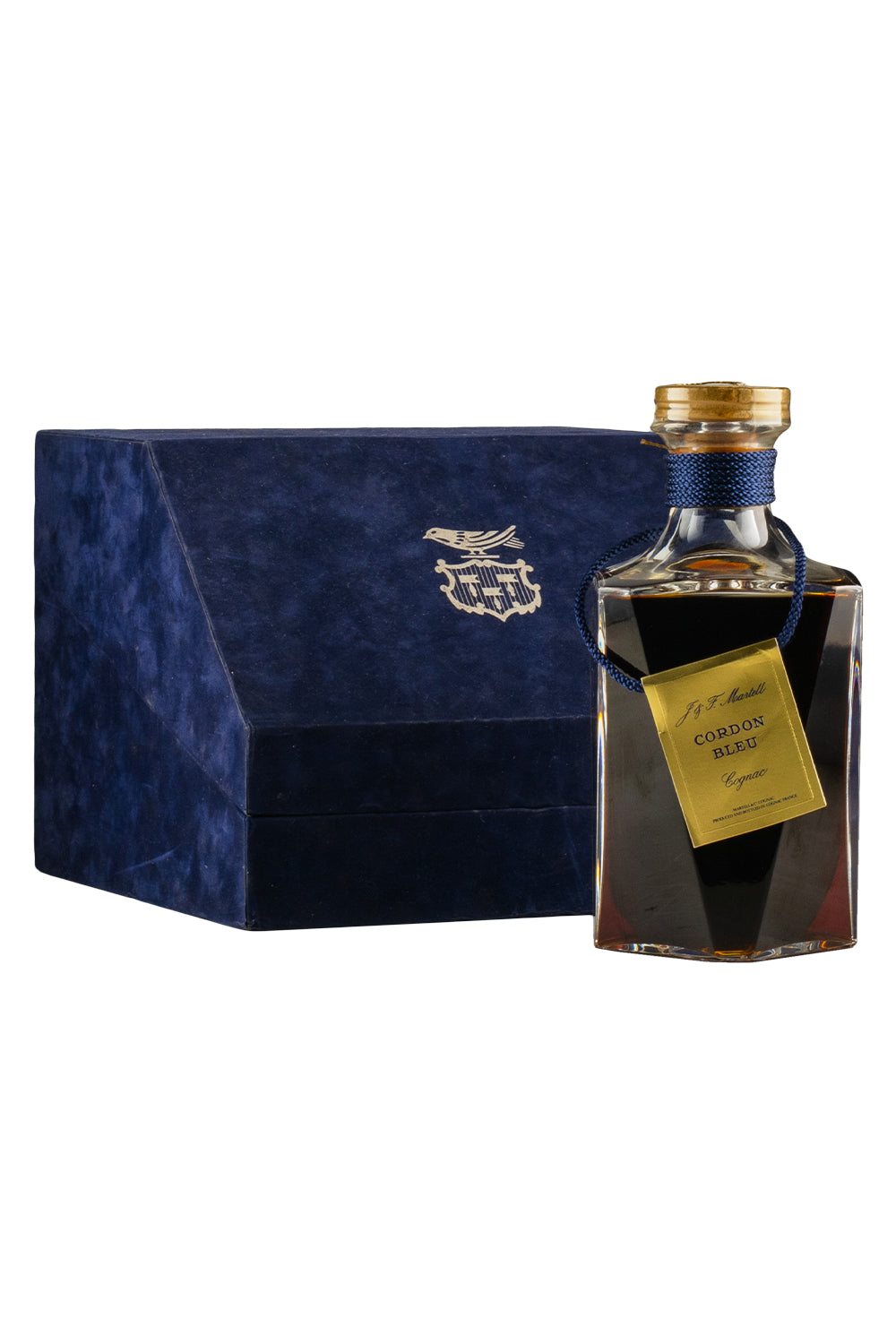 Martell Cordon Bleu in Baccarat Decanter c. 1970s