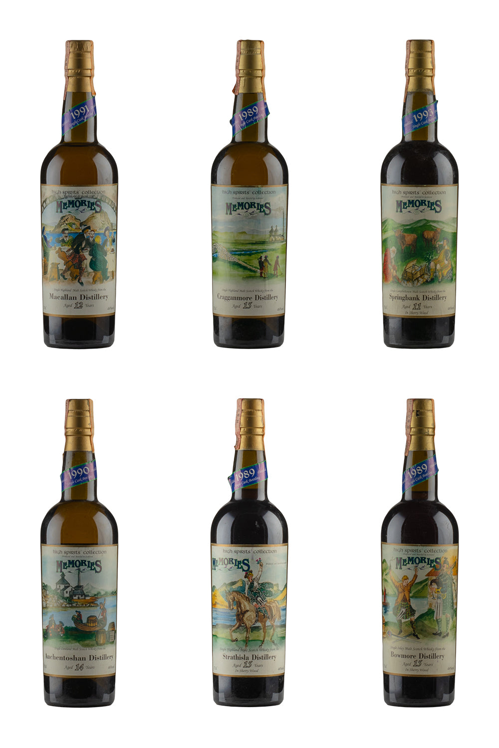 High Spirits` Memories Six Bottle Collection Nadi Fiori Collection