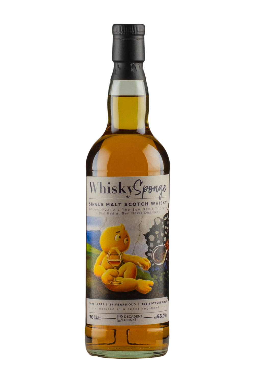Ben Nevis 24 Year Old Triptych Whisky Sponge Edition No.22A 1996