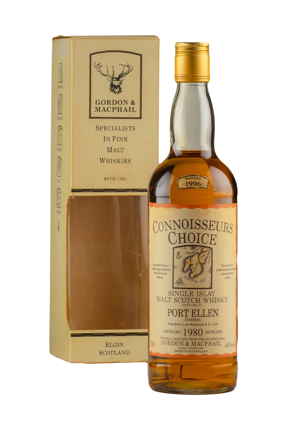 Port Ellen Connoisseurs Choice Gordon and MacPhail (Bottled 1996) 1980
