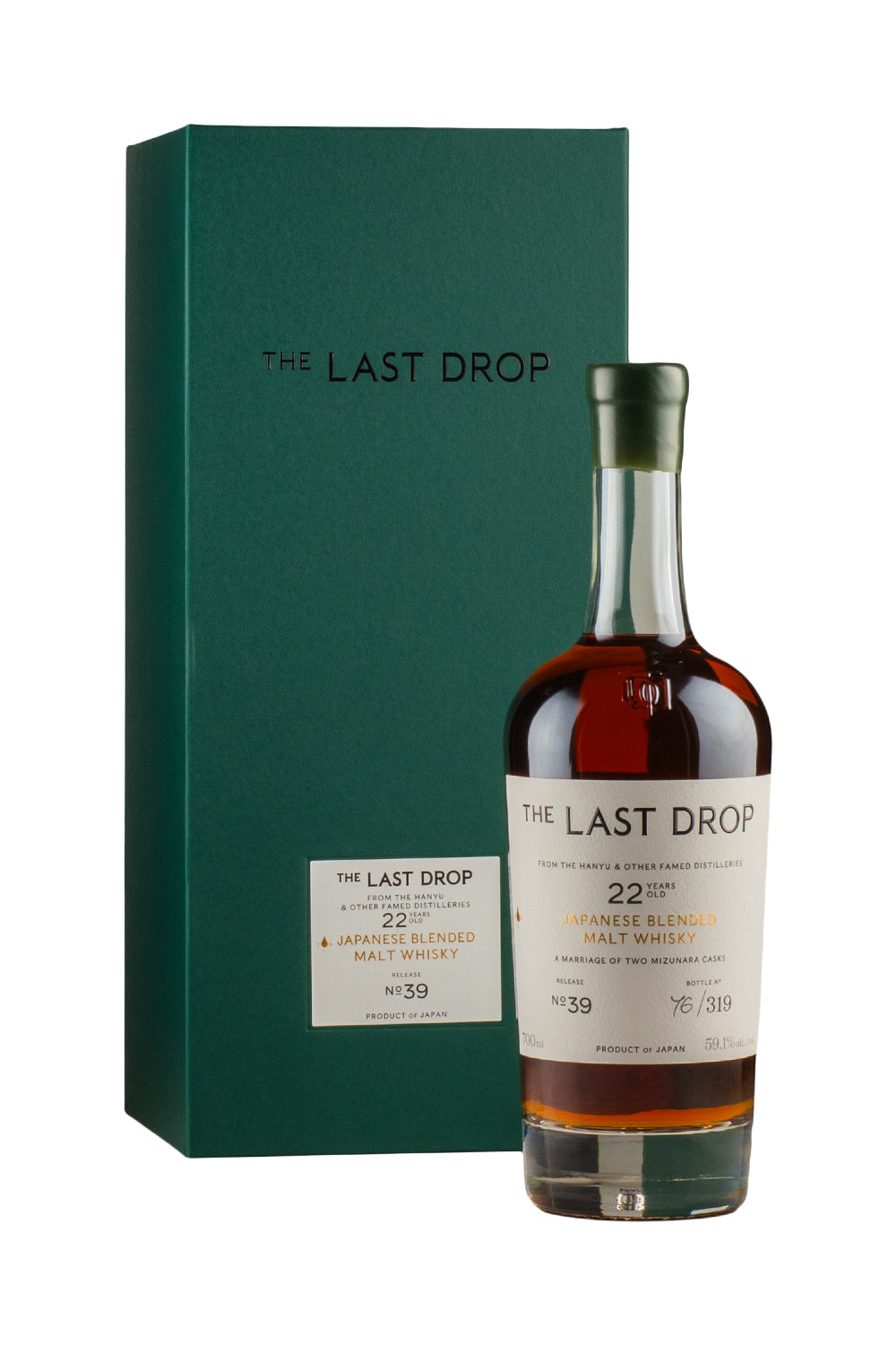 The Last Drop 22 Year Old Japanese Blended Malt Mizunara No.39