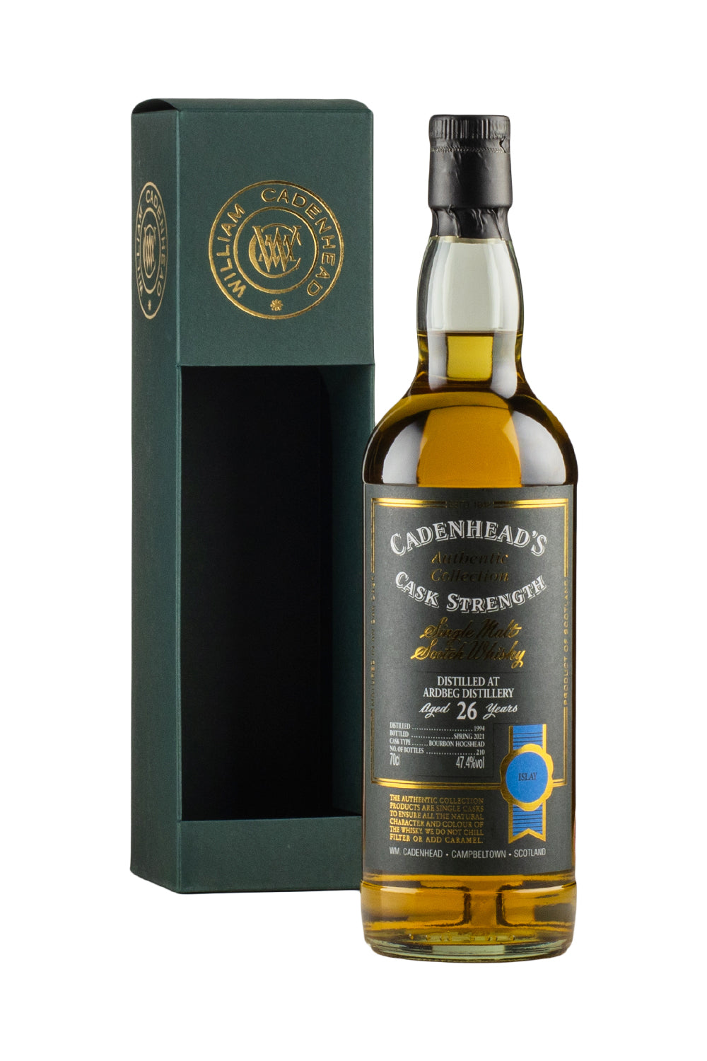 Ardbeg 26 Year Old Cadenheads Authentic Collection 1994