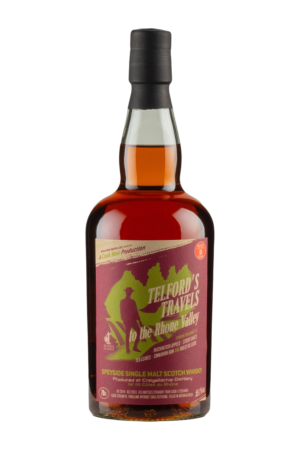 Craigellachie 8 Year Old Telford`s Travels To The Rhone Valley Cask Noir
