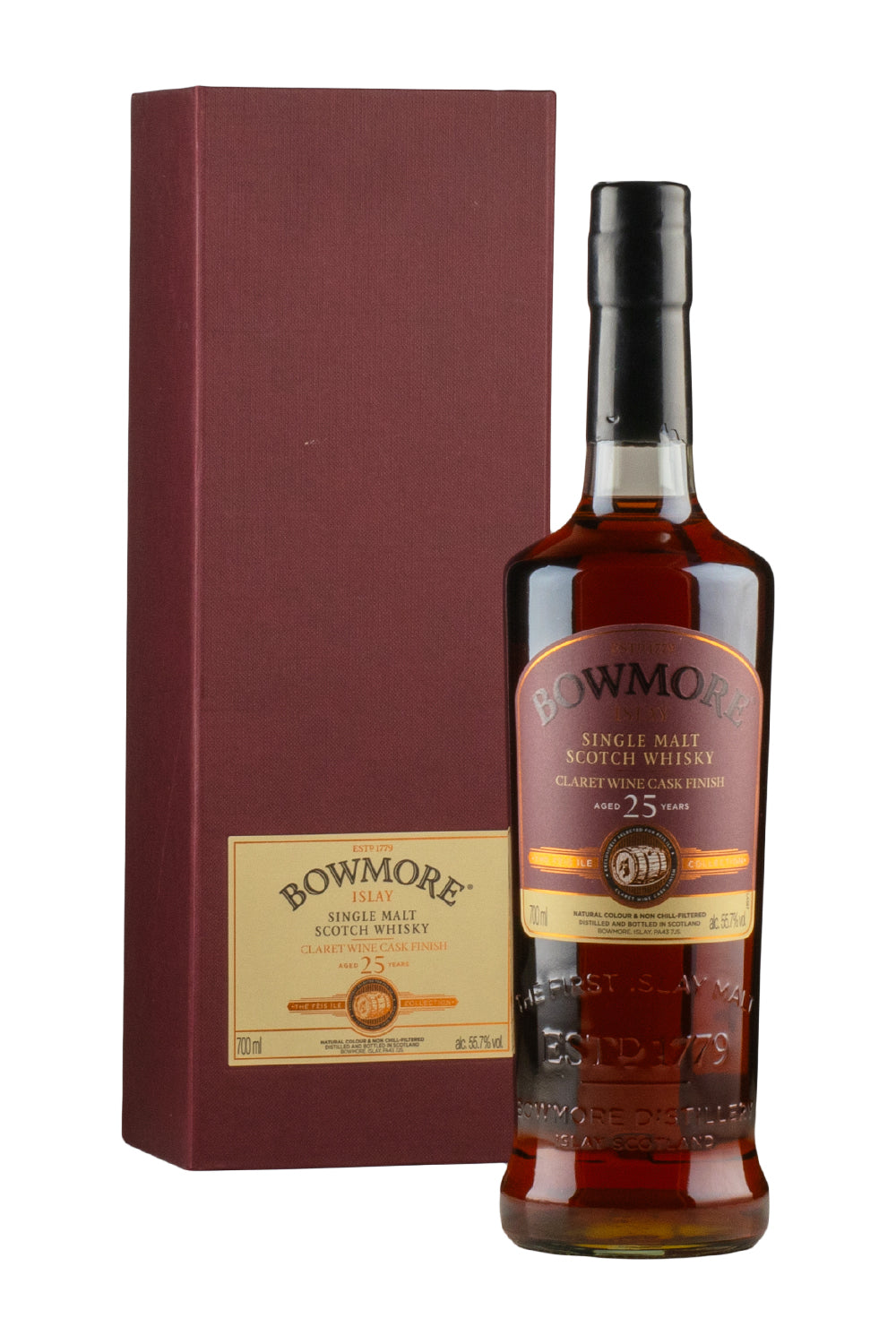 Bowmore 25 Year Old Claret Wine Cask Finish (Feis Ile 2016) 1990