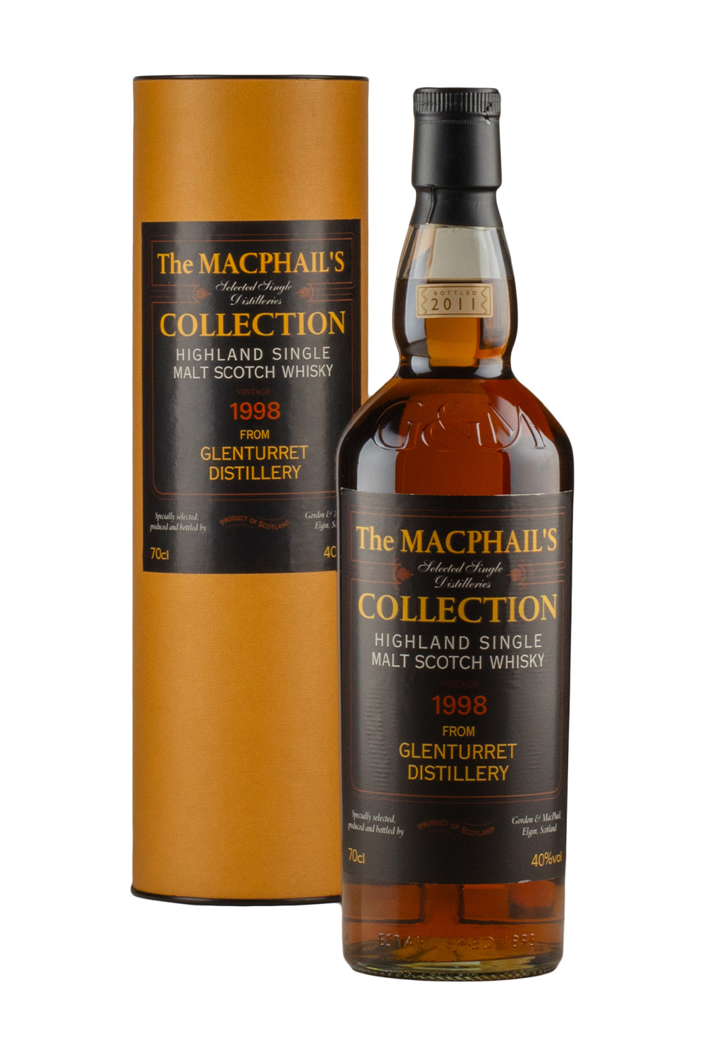 Glenturret Gordon and MacPhail The MacPhail`s Collection (Bottled 2011) 1998