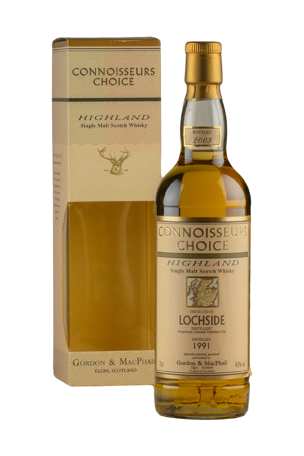 Lochside Connoisseurs Choice Gordon and MacPhail (Bottled 2003) 1991