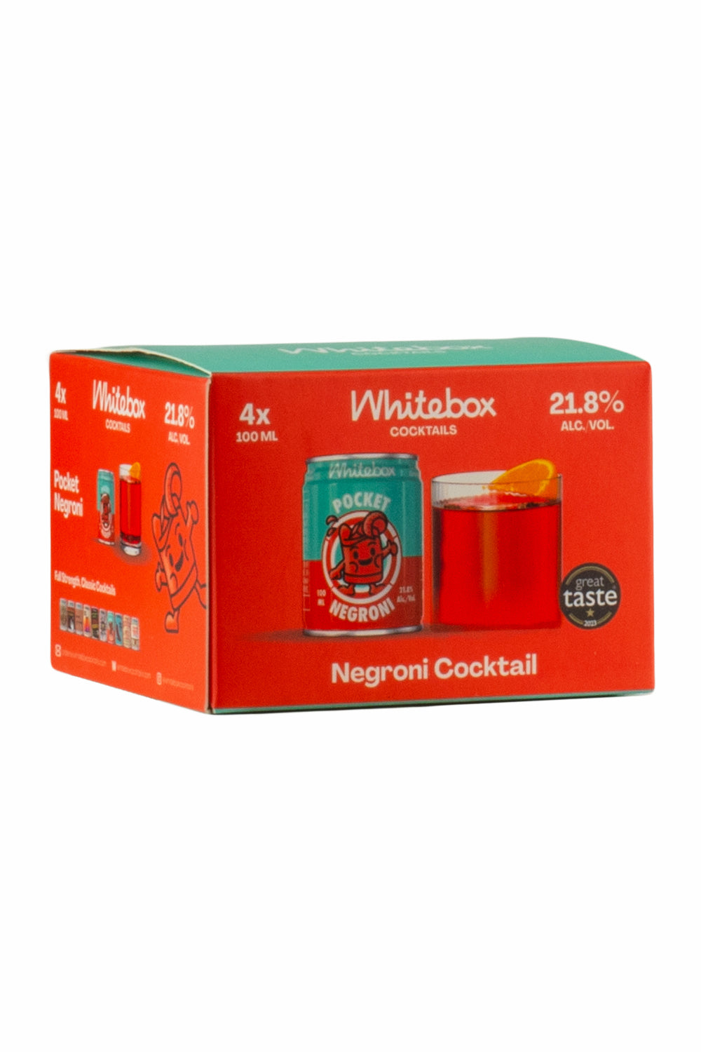 Whitebox Pocket Negroni 4 x 10cl