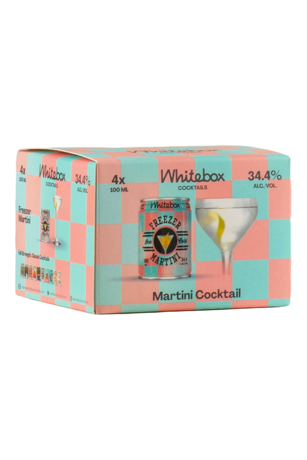 Whitebox Freezer Martini 4 x 10cl
