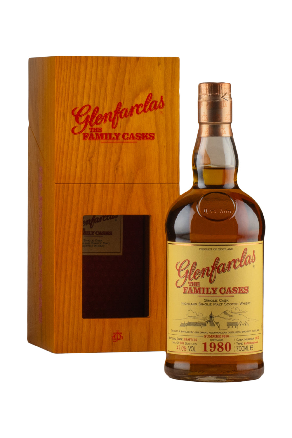 Glenfarclas 34 Year Old Family Cask 1412 1980
