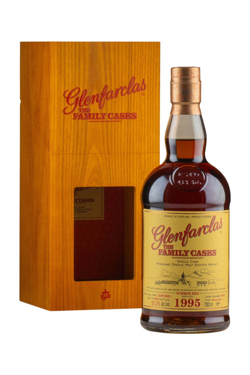 Glenfarclas 26 Year Old Family Cask 6651 1995