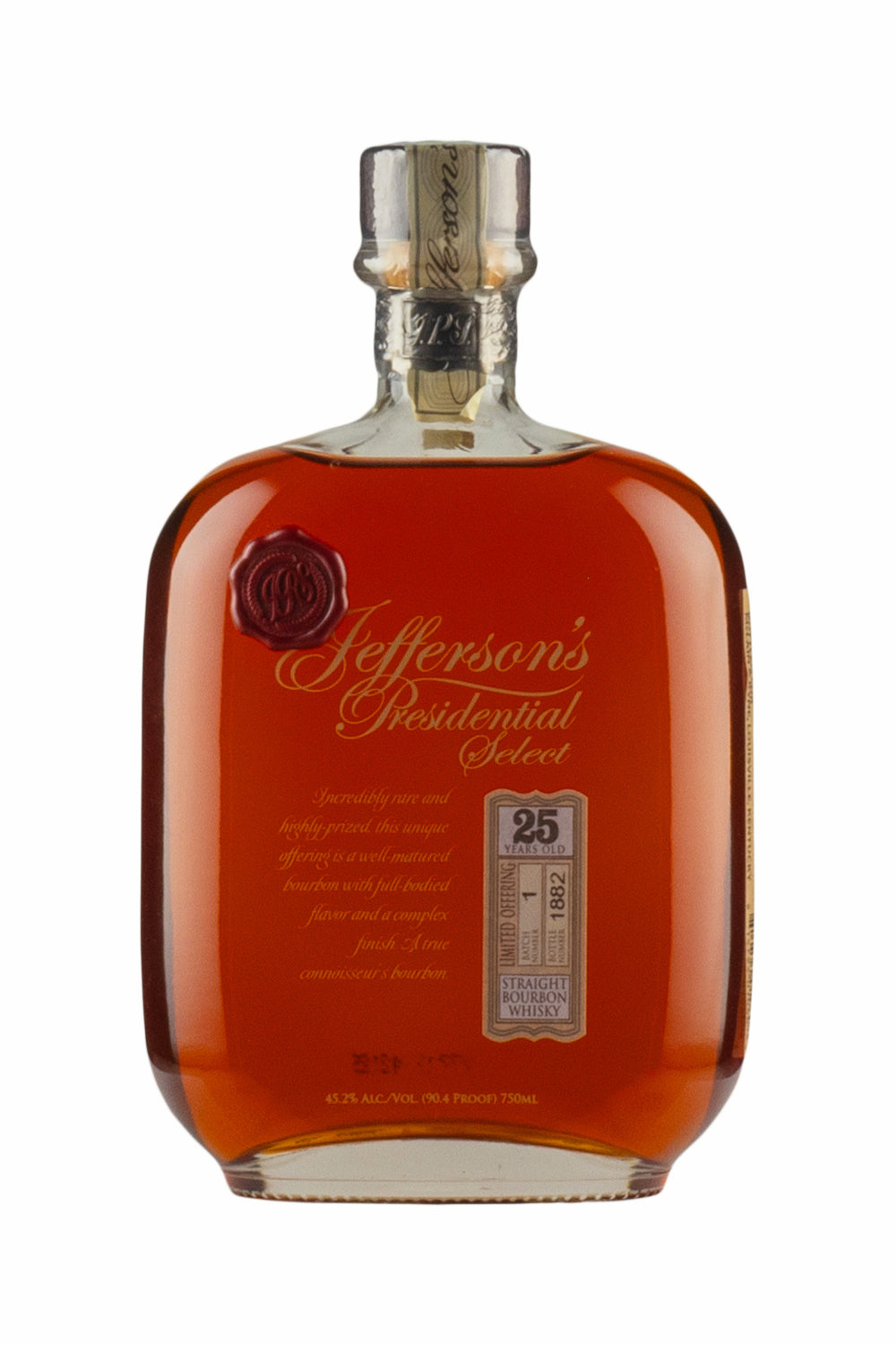 Jefferson`s 25 Year Old Presidential Select Batch 1