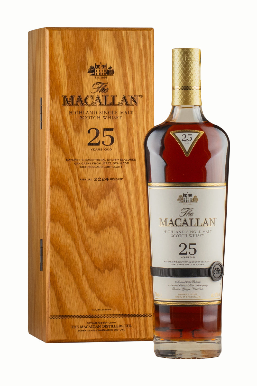Macallan 25 Year Old Sherry Oak (2024 Release)