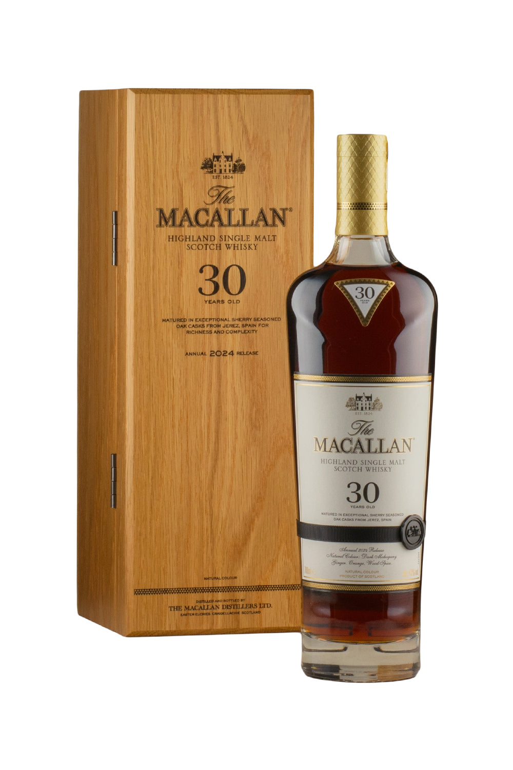 Macallan 30 Year Old Sherry Oak (2024 Release)
