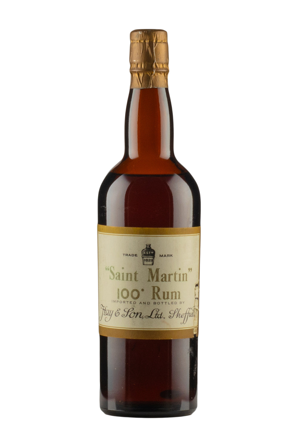 Saint Martin Jamaican Rum c.1950s (Bottled by Hay & Son)