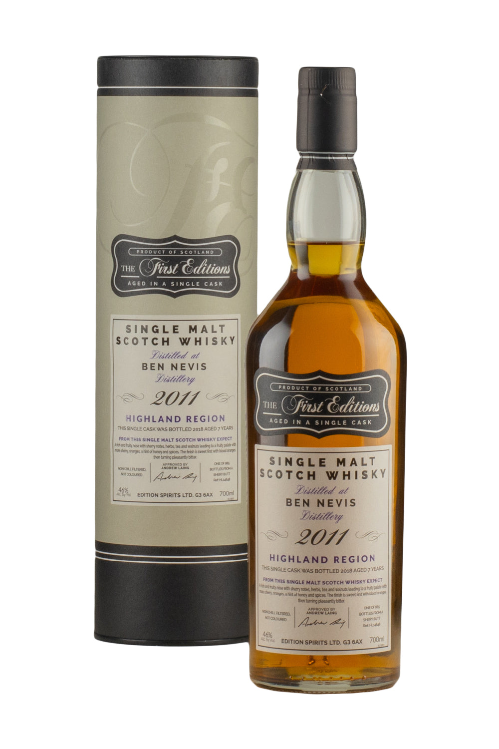Ben Nevis 7 Year Old First Editions 2011