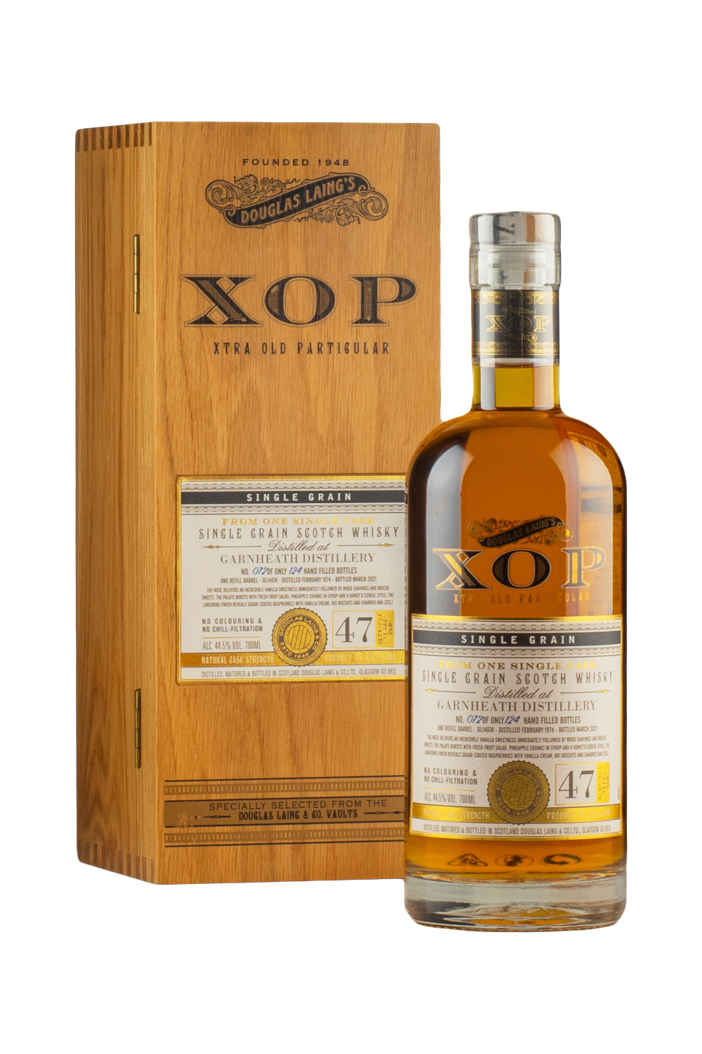 Garnheath 47 Year Old Xtra Old Particular Douglas Laing 1974