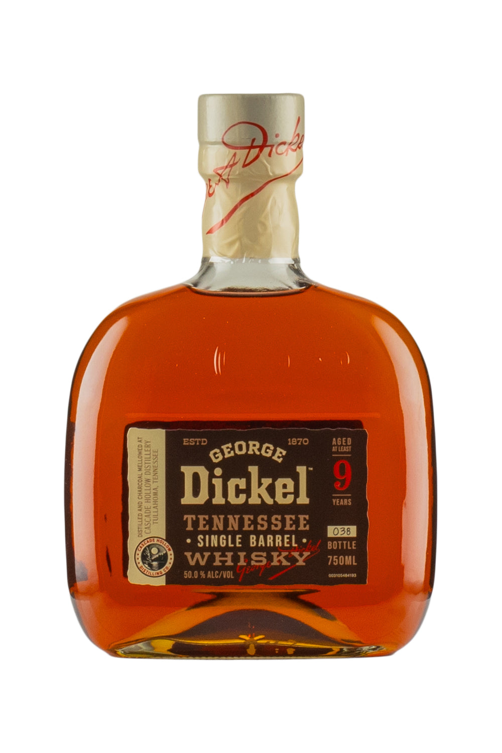 George Dickel 9 Year Old Single Barrel