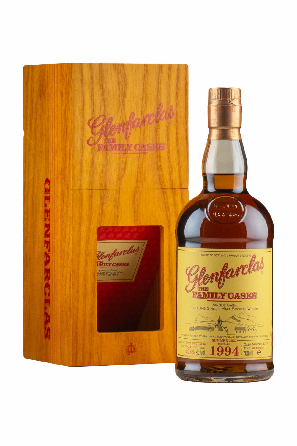 Glenfarclas 27 Year Old Family Cask 4323 1994