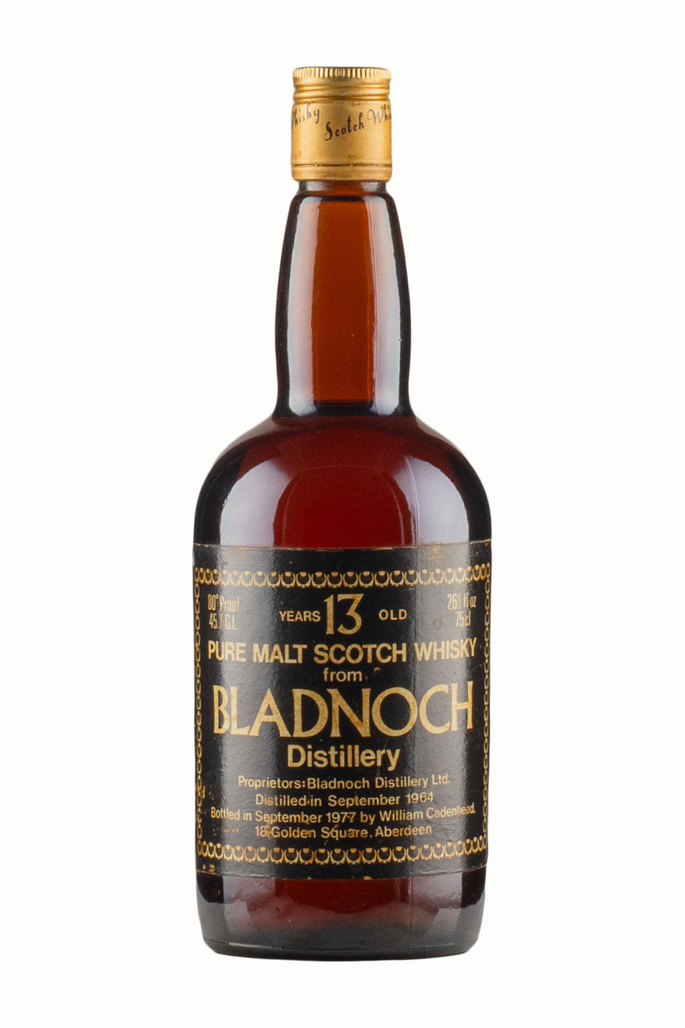 Bladnoch 13 Year Old Cadenheads 1964