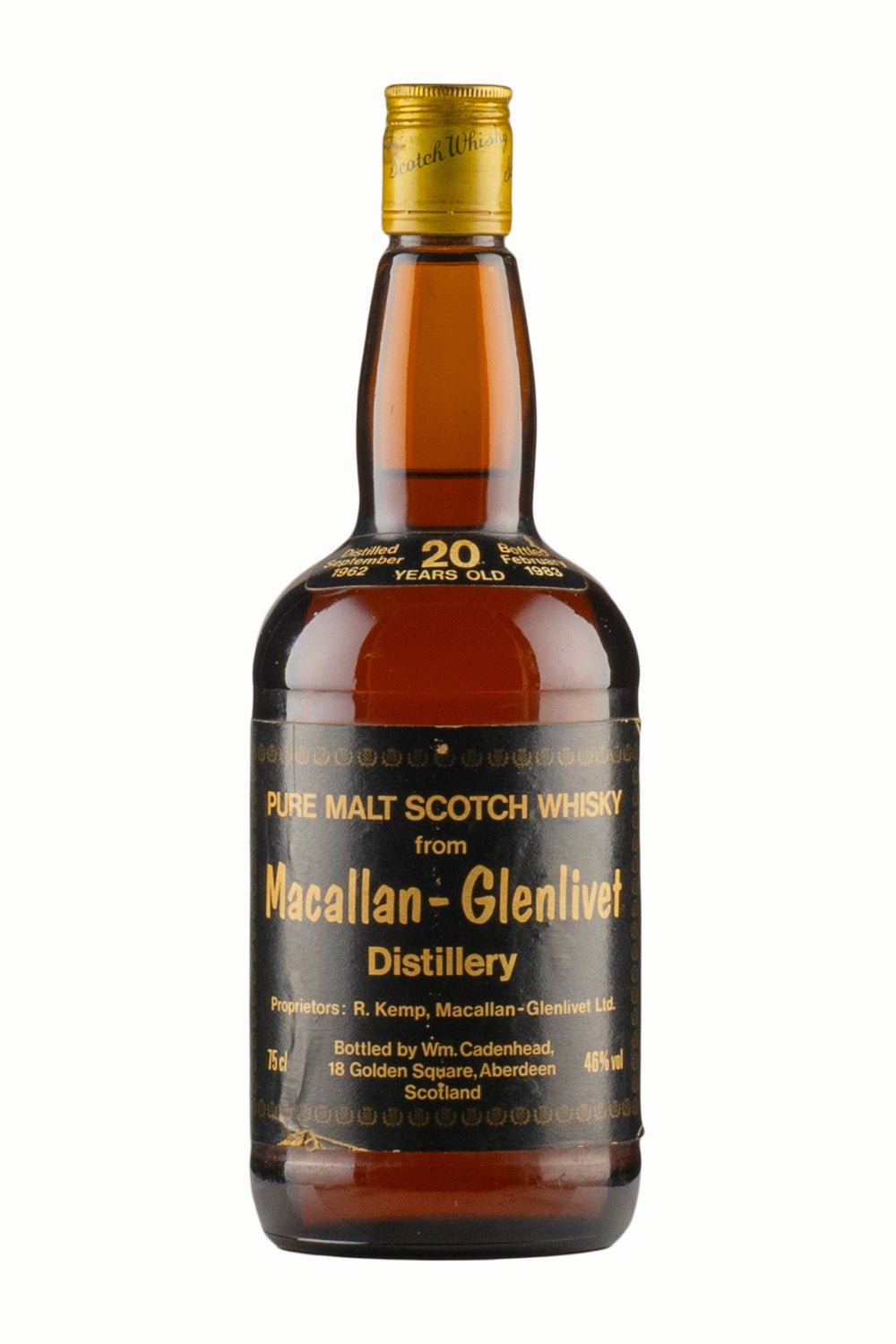 Macallan 20 Year Old Cadenheads 1962